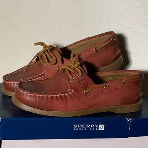 New red Women’s Sperry Topsider various sizes